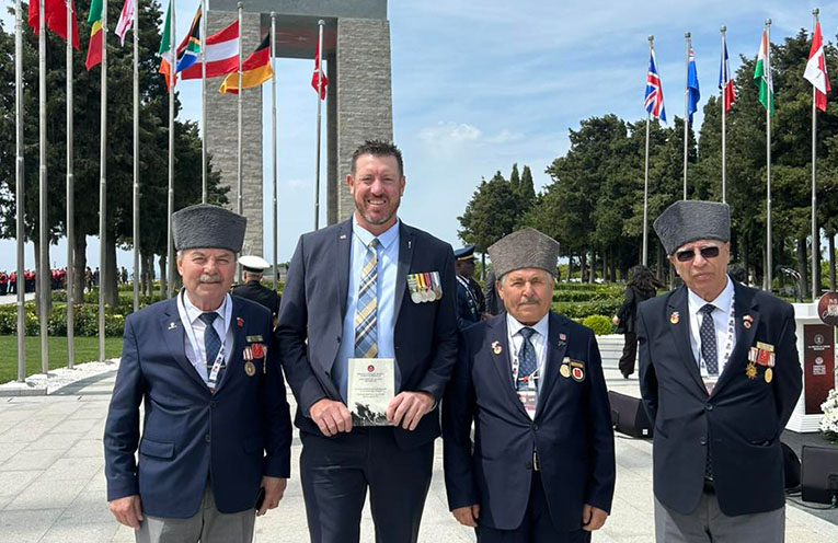 Oxley MP represents region at Anzac Cove