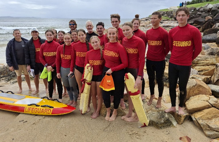 Lifeguards update skills in the off-season