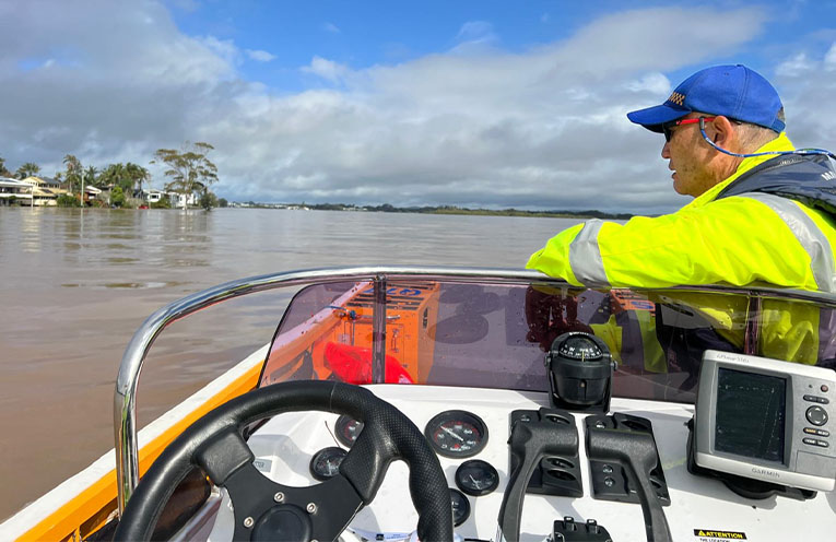 Marine Rescue volunteers go ‘above and beyond’ during flood emergency