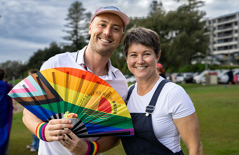 Through the drizzle came the dazzle for Port’s Pride Walk