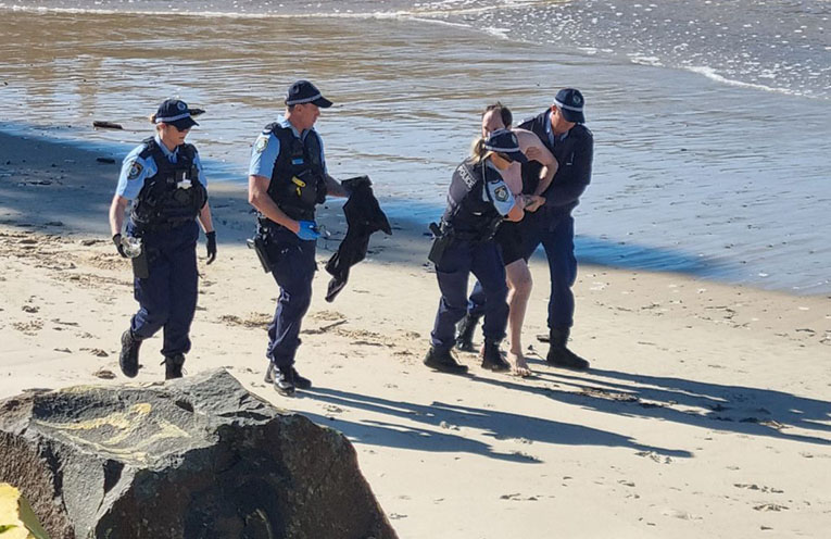 Police urge community to report offensive behaviour following Town Beach incident