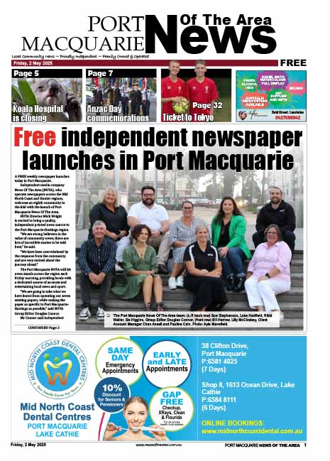 Port Macquarie News Of The Area 02 MAY 2025