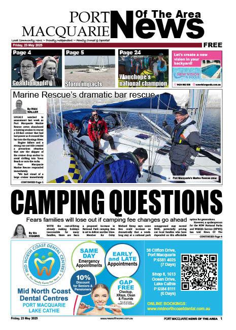Port Macquarie News Of The Area 23 MAY 2025