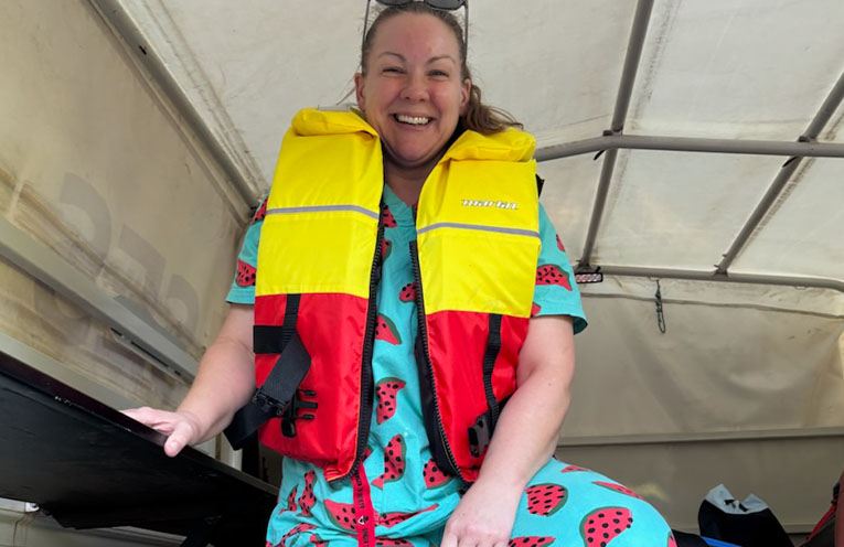 SES helps nurse deliver lifesaving chemo to flood isolated patient