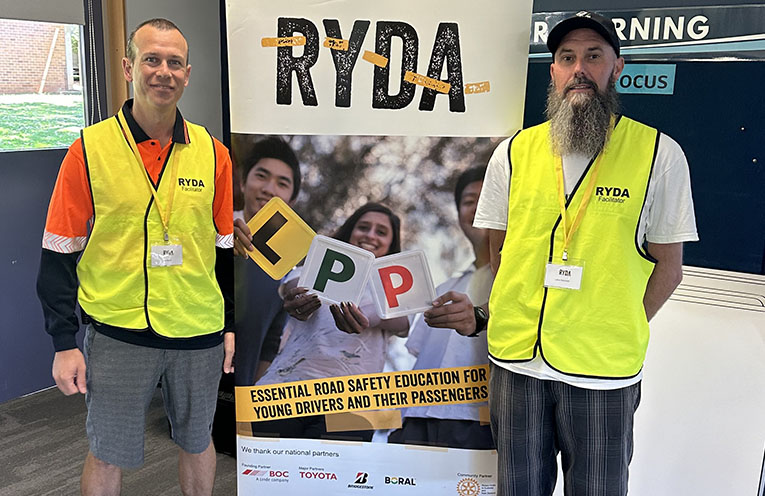 Road safety educator Luke Ramm receives national award