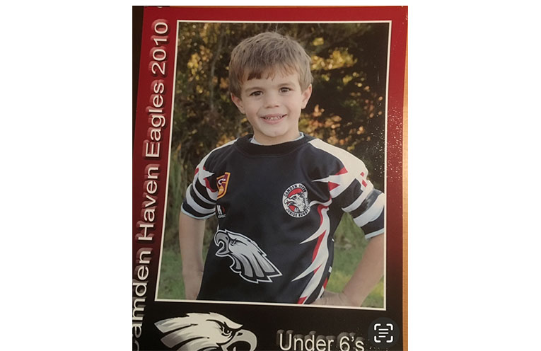 Blake’s passion for the game began as a junior with the Camden Haven Eagles: Photo: supplied.