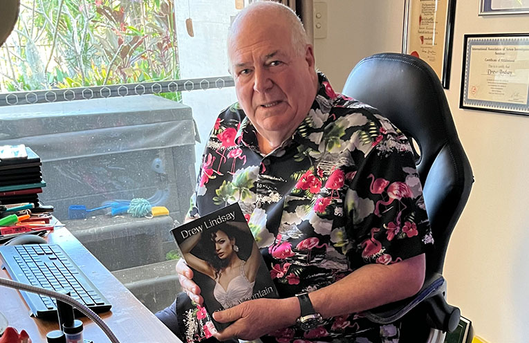 Former cop and PI Drew Lindsay is up to his 46th book