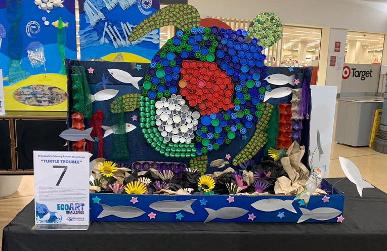 ECO Art Challenge exhibition at Port Central