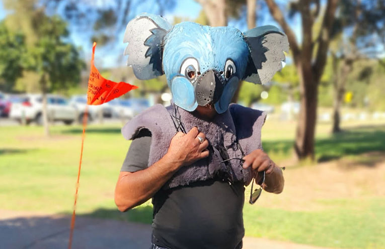 KoaLaMan hits the road to find a home