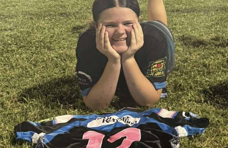 Rubiee Coughlin,14, makes Newcastle Knights development squad