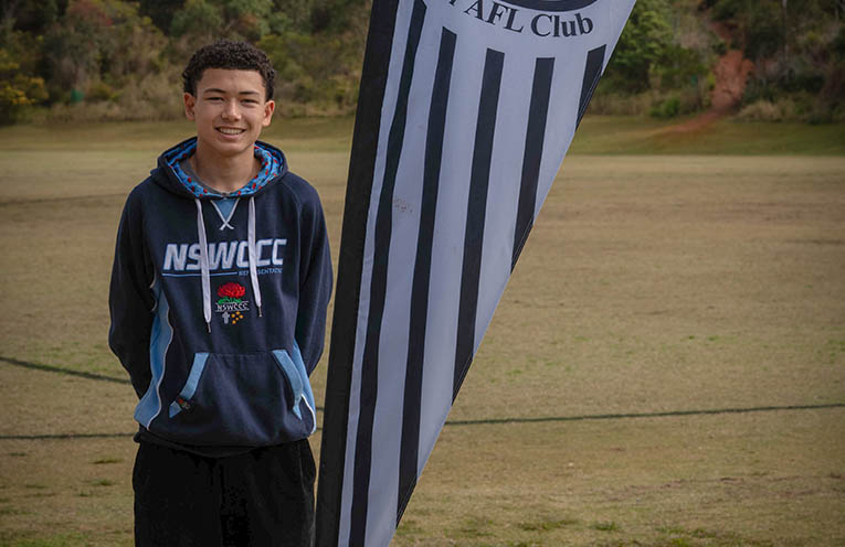 Magpies junior represents NSW at national AFL championships