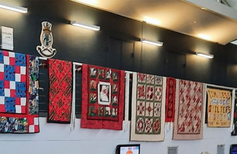 Quilters prepare for flood-delayed exhibition