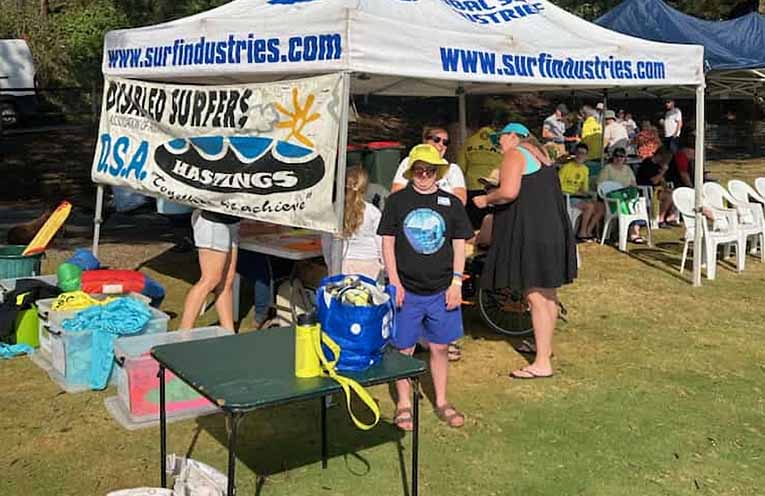 Disabled Surfers Association holds surfing events at Flynns Beach