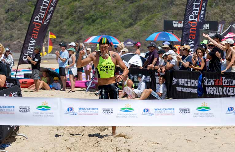 Ethan Callaghan claimed an emphatic victory in the Open Ironman.