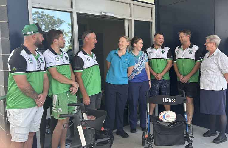 Hastings Trust and Beechwood Shamrocks boost comfort care at Wauchope Hospital