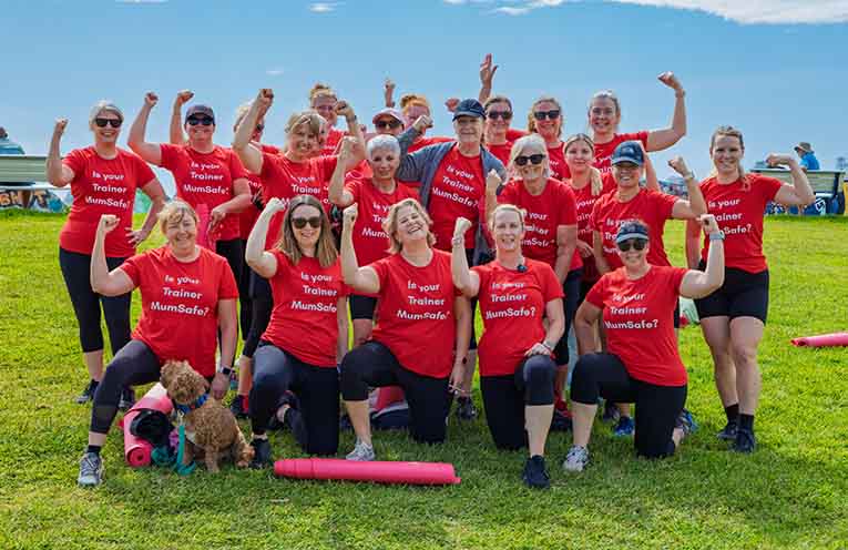 Town Beach flash mob highlights importance of better care for pregnant and postpartum women