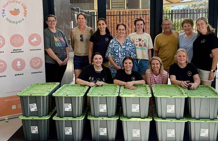 PCYC hosts first Nurtured Village Hampers packing day