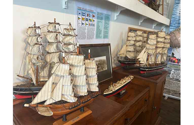 Maritime memorabilia.