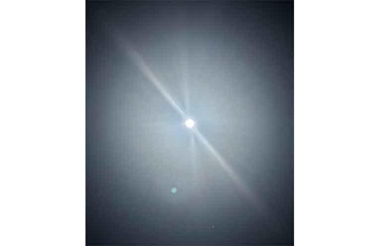 The moon was 30% brighter than normal. Photo: Sis Higgins.