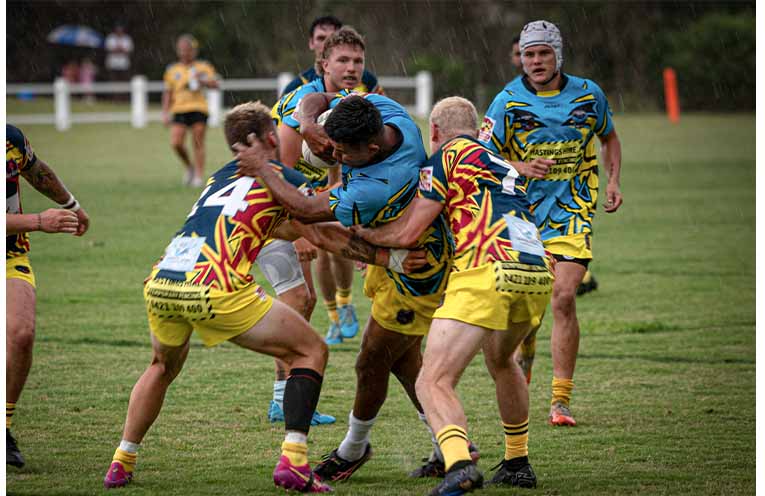 Cuban Piper crossing the line out wide. Photo: Kim Ambrose/SaltyFoxFotography.
