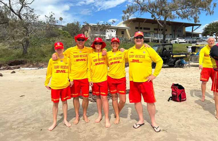 Wauchope Bonny Hills SLSC members supporting the World Ocean Series event.