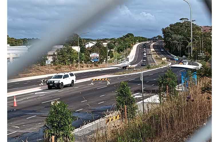 How the roadway looked before Wednesday’s announcement. Photos: Deputy Mayor Nik Lipovac.