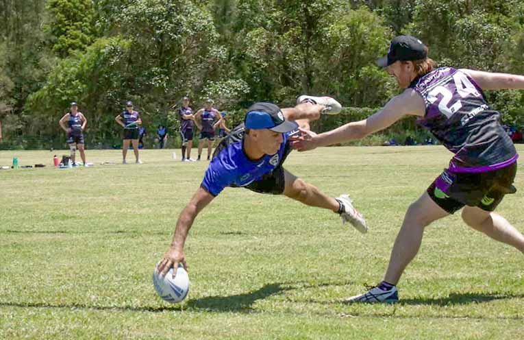 Try time for Makos Club President Wayne Gleeson. Photo: Jenna Bryan.