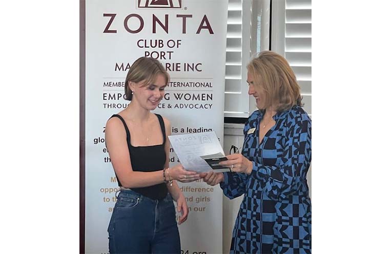 Addison Lunn and Charlotte Gillespie.