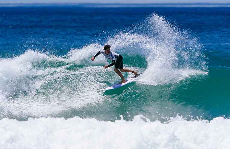 Joey Silk in the final. Photo: Andrew Shields Surfing Australia.