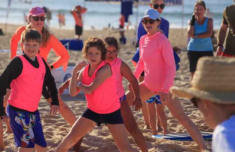 Autism Swim’s Dippers return to Lighthouse Beach, Port Macquarie