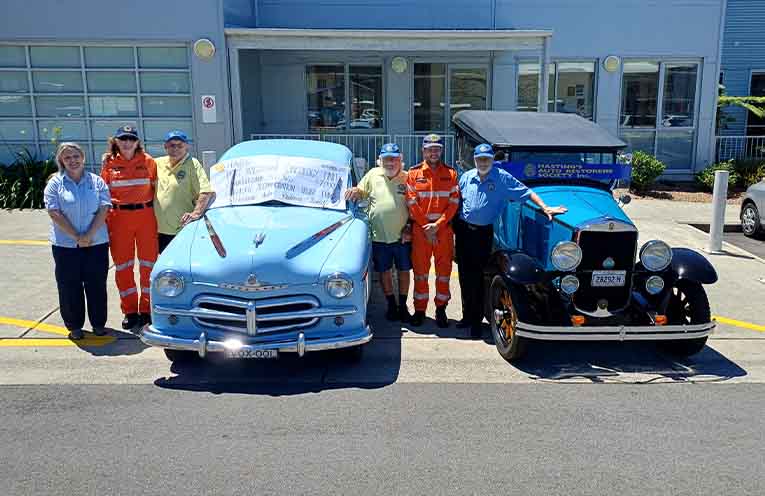 Hastings Auto Restorers Society raises $7,000 for Mid North Coast Cancer Institute in Port Macquarie