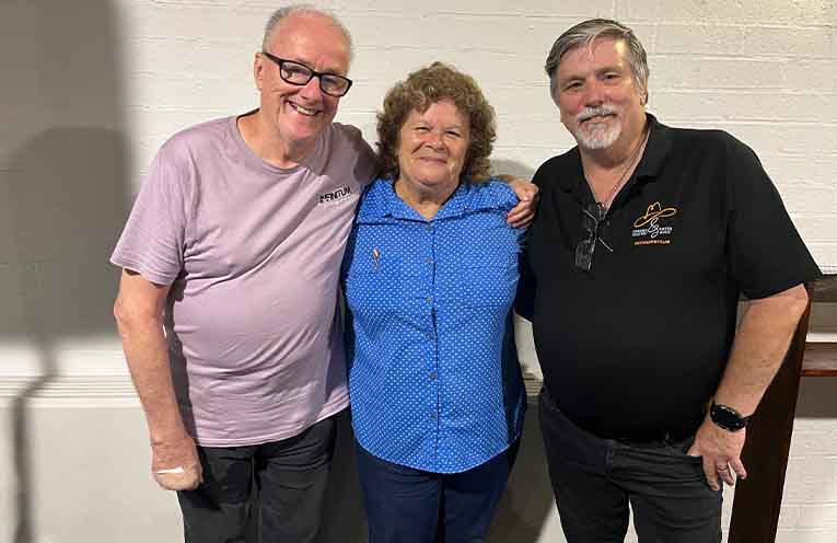 Kevin Carter, Shaz Salter and Mal Salter.