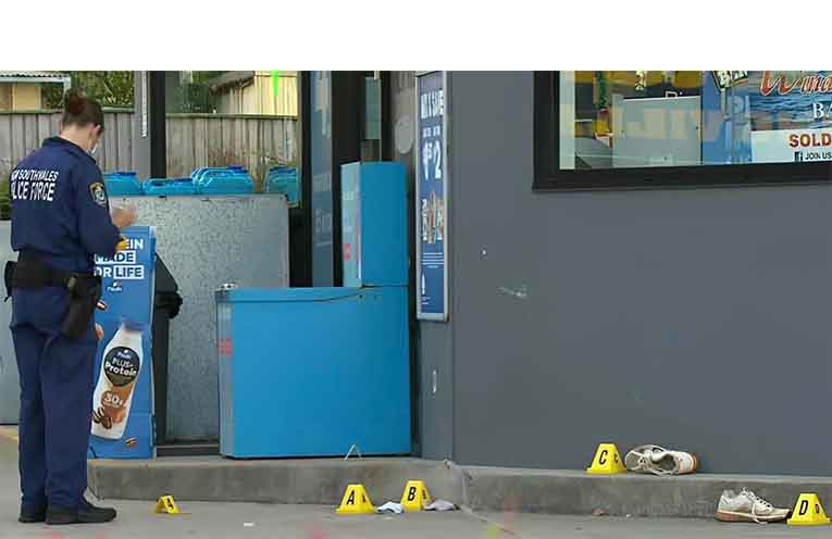 Police have released these images of a man and woman recorded around the time of the Gordon Street stabbing on 2 January. Photos: NSW Police.