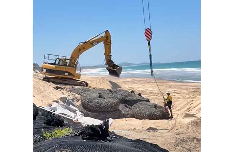 The stabilisation works at Illaroo Rd were due to wrap up this week. Photos: PMHC.