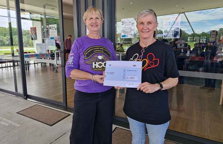 Motorcycle riders HOG the road for charity Dice Run