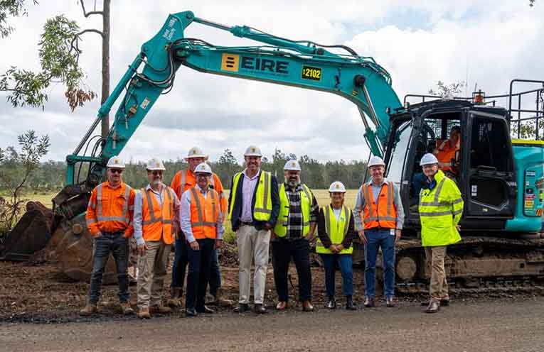 Progress on Maria River Road as upgrade construction gets underway