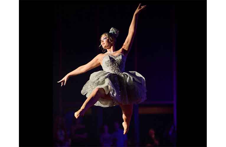 Dancers entertain the crowd at the fundraiser. Photo: Atlantis Creative.