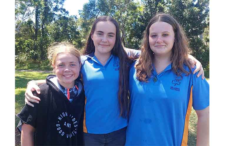 Celebrating Thinking Day at Bruce Porter Reserve.