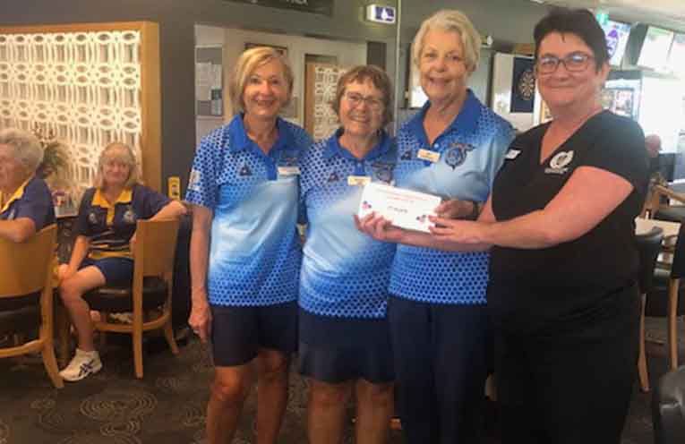 Winners from Westport: Sue Pitman, Sharon Wright and Jan Waddington.