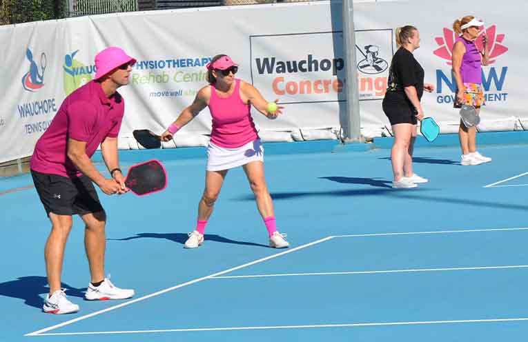 Wauchope Tennis Club hosts annual Purple Pickleball Tournament