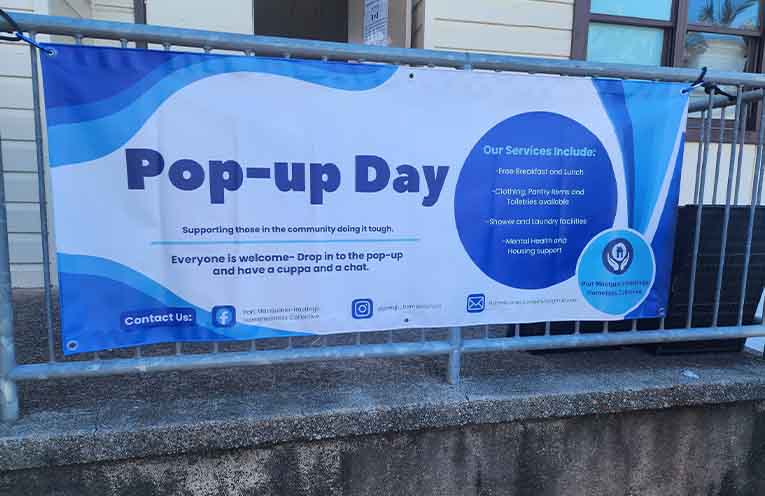 Free flu vaccinations and Hep C testing at Port Macquarie homelessness pop-up