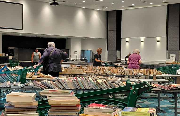 Large crowd for Rotary’s annual book sale in Port Macquarie