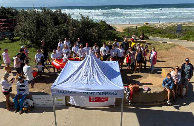 The Dippers celebrate their Presentation Day.