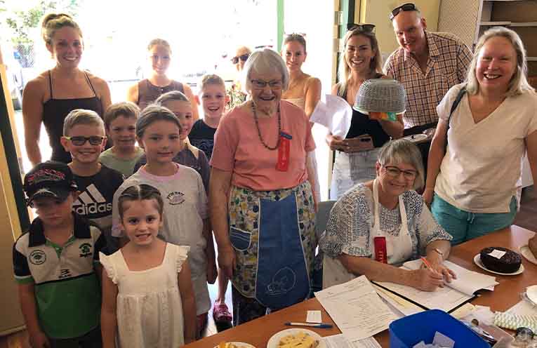 Wauchope Show pavilion filled with record number of cakes, slices and biscuits