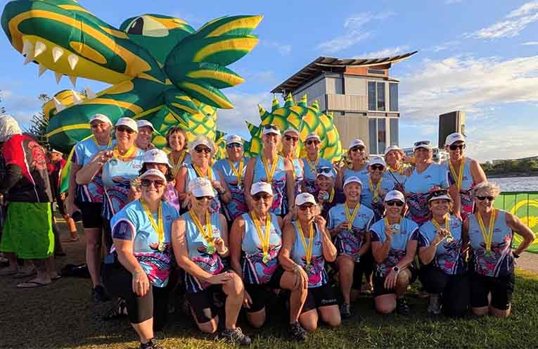 Medal haul for the Flamin’ Dragons
