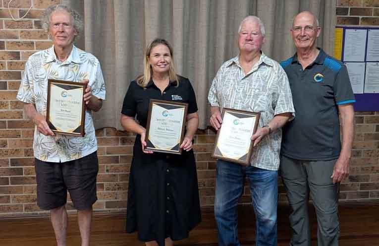 Three recognised in inaugural Bonny Hills Community Awards