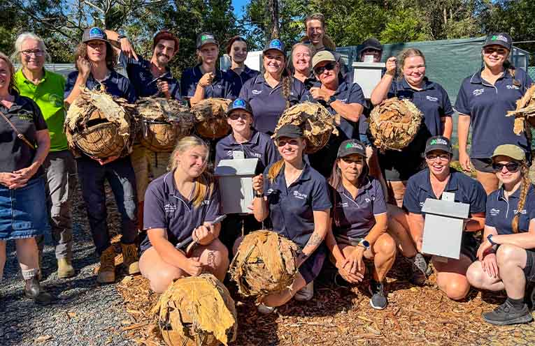 TAFE students make a difference at WIRES shelter in Coffs Harbour