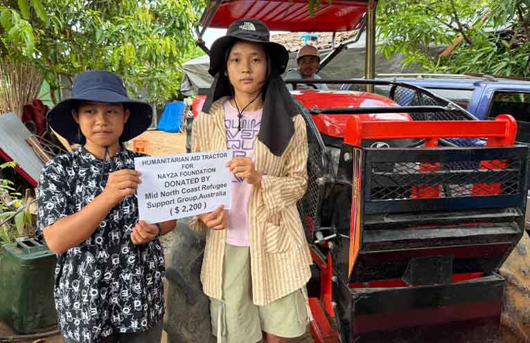 Camden Haven and Kendall fundraising helps buy tractor