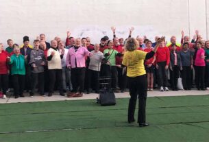 Community choirs were part of the entertainment at Port Macquarie’s ArtWalk