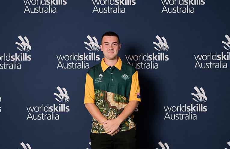 Logan Harrison competes at 2026 Global Skills Challenge